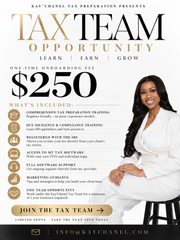 Kay'Chanel Tax Team - One-Time Onboarding Fee