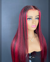 26" Streaked Red Frontal Unit