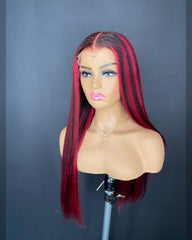 26" Streaked Red Frontal Unit